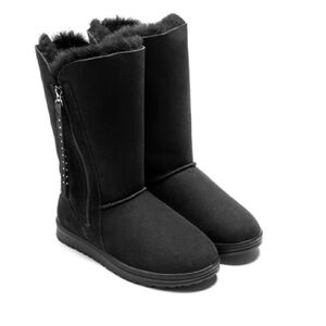 NEW Abeo Victoria Crystal Shearling Boot